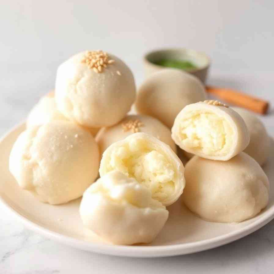 Easy Microwave Mochi Balls Recipe - Soft, Chewy & Simple